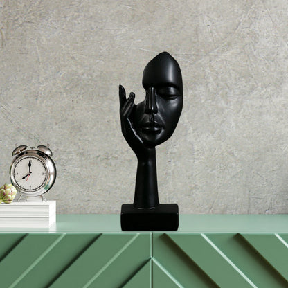 Simple Woman Abstract Face Statue